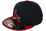 Picture of St. Louis Cardinals New Era Men's Alternate 2 Authentic Collection On-Field 59FIFTY Performance Fitted Hat - Navy