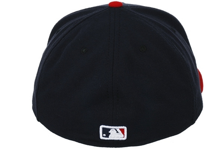 St. Louis Cardinals New Era Men's Alternate 2 Authentic Collection On-Field 59FIFTY Performance Fitted Hat - Navy back view