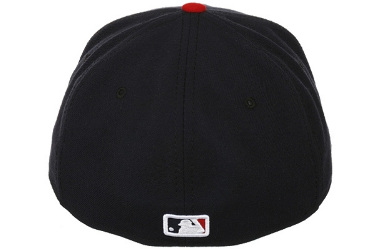 St. Louis Cardinals New Era Authentic Collection On Field Road 59FIFTY Performance Fitted Hat - Navy back view