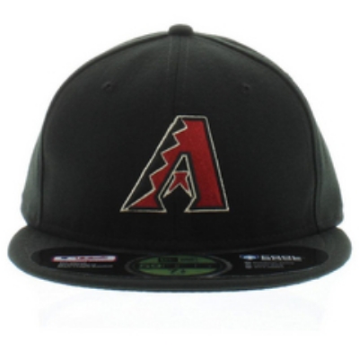 Arizona Diamondbacks New Era AC On-Field 59FIFTY Alternate Performance Fitted Hat - Black front view