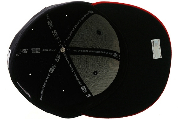 Washington Nationals New Era Alternate Authentic Collection On-Field 59FIFTY Fitted Hat - Navy/Red detail view