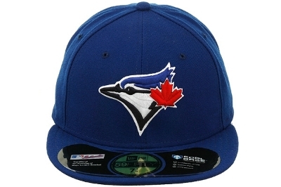Toronto Blue Jays New Era Home Authentic Collection On Field Home 59FIFTY Performance Fitted Hat front view
