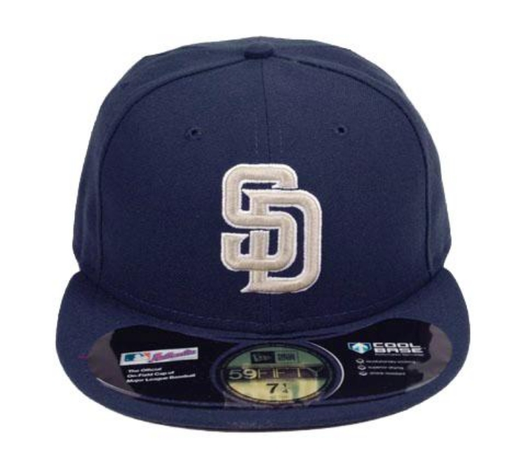 San Diego Padres AC Perf Road 59Fifty front view