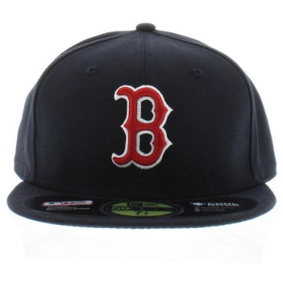 Boston Red Sox New Era Game Authentic Collection On-Field 59FIFTY Fitted Hat - Navy front view