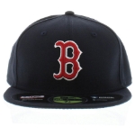 Picture of Boston Red Sox New Era Game Authentic Collection On-Field 59FIFTY Fitted Hat - Navy