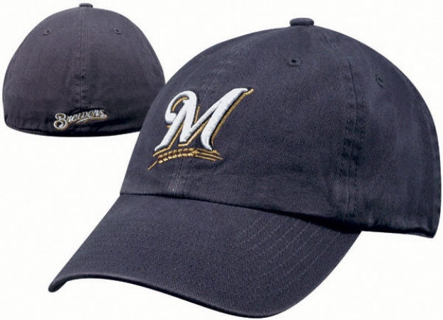 Picture of Milwaukee Brewers Franchise Navy Hat