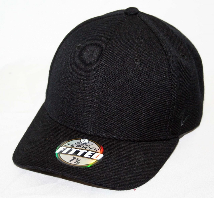 Zephyr Blank FlexFit Hat side view