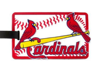 St. Louis Cardinals MLB Soft Bag Luggage Tag front view