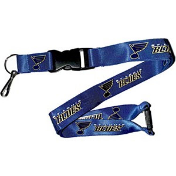 Blues Team Lanyard front view