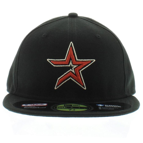 Picture of Houston Astros New Era Game Cooperstown On Field 59FIFTY Performance Fitted Hat