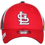 Picture of Men's St. Louis Cardinals New Era Red Logo Wrapped 39THIRTY Flex Hat