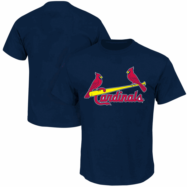Picture of St. Louis Cardinals Birds On Bat Tee