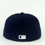 Picture of Washington Nationals New Era Road Authentic Collection On-Field 59FIFTY Fitted Hat - Navy