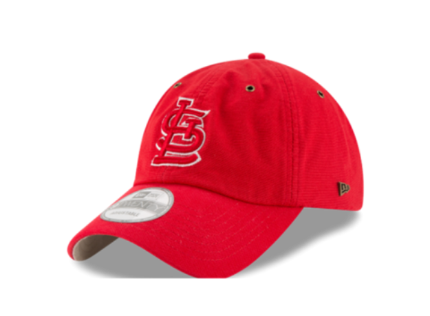 Picture of St Louis Cardinals MLB New Era Washed Canvas 9TWENTY Adjustable Womens Cap Hat
