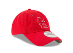 Picture of St Louis Cardinals MLB New Era Washed Canvas 9TWENTY Adjustable Womens Cap Hat