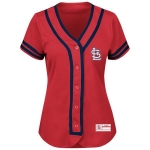 Picture of Women's St. Louis Cardinals Majestic Red/Navy Absolute Victory Fashion Team Jersey