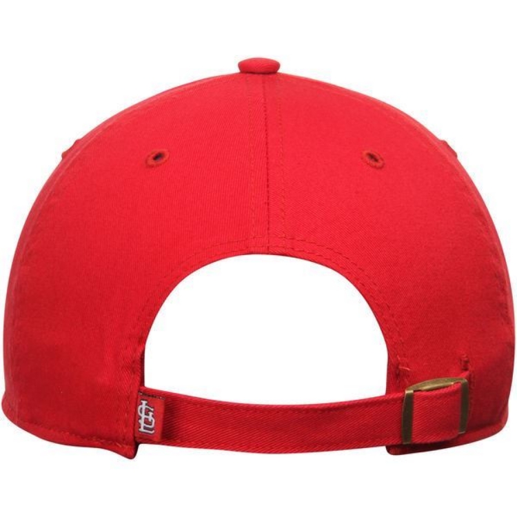Men's St. Louis Cardinals '47 Brand Red Basic Logo Clean Up Game Adjustable Hat detail view