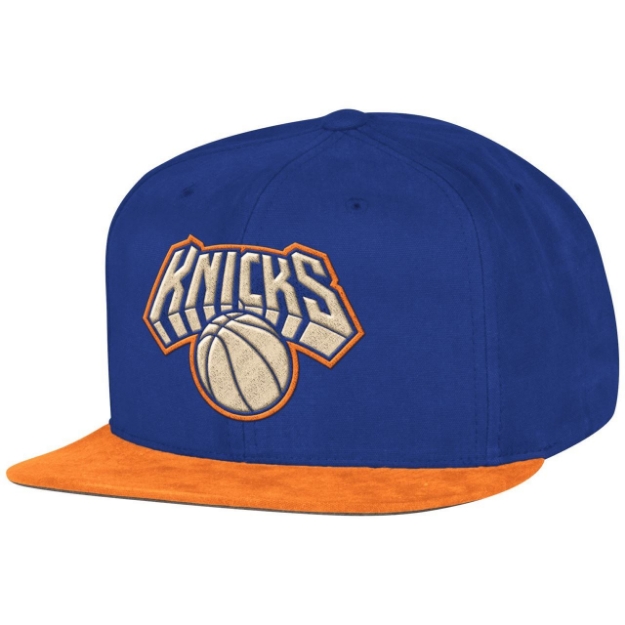 Picture of New York Knicks Mitchell & Ness Sandy Off White Snapback