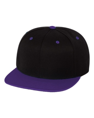 Yupoong - Classic Flat Bill Snapback Cap front view