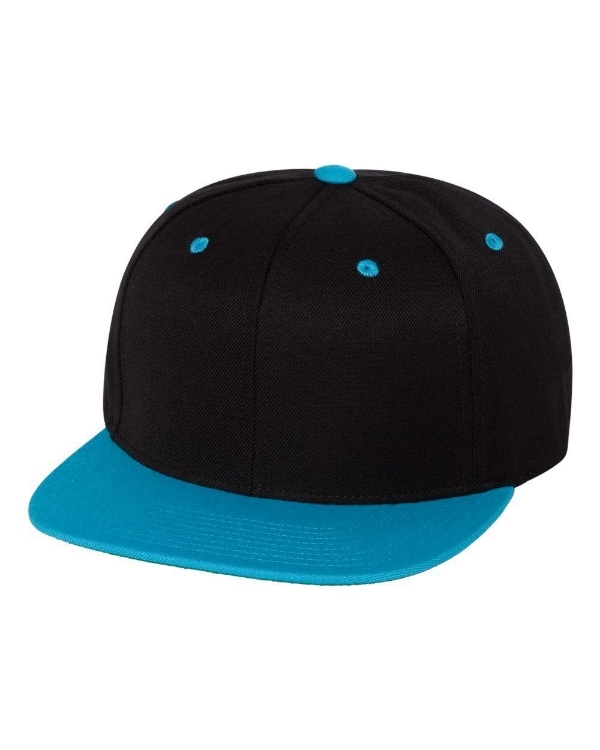 Yupoong - Classic Flat Bill Snapback Cap detail view