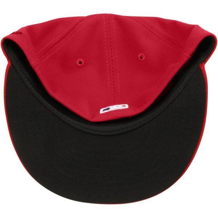 Cleveland Indians New Era Alternate Authentic Collection On Field 59FIFTY Fitted Hat - Red image 6