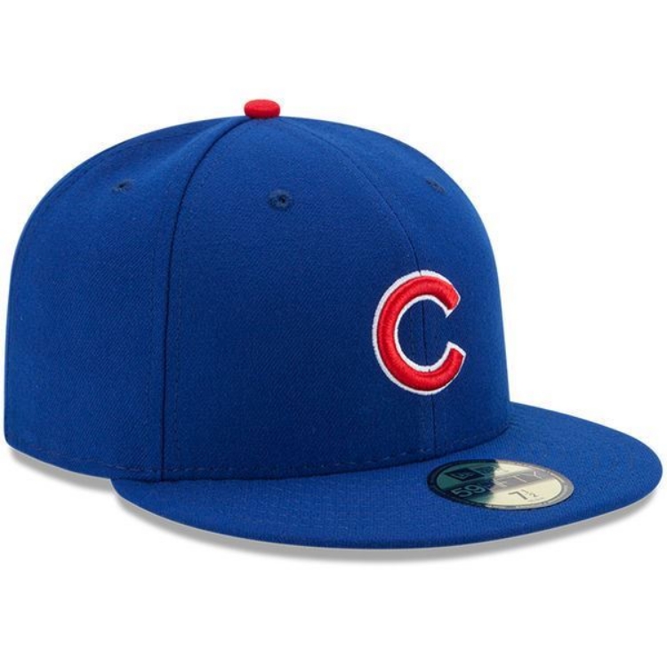 Chicago Cubs New Era  Authentic Collection On-Field Game 59FIFTY Fitted Hat - Royal back view