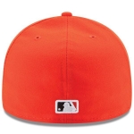 Picture of Miami Marlins New Era Road Authentic Collection On-Field 59FIFTY Performance Fitted Hat - Orange
