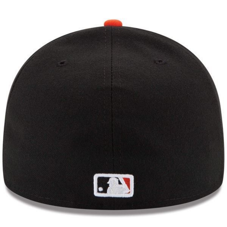 Baltimore Orioles New Era Alternate AC 59FIFTY Performance Fitted Hat - Black/Orange image 5