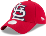 Picture of Women's St. Louis Cardinals New Era Red Glitter Glam 3 9FORTY Adjustable Hat