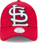 Picture of Women's St. Louis Cardinals New Era Red Glitter Glam 3 9FORTY Adjustable Hat