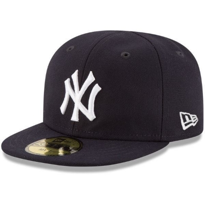 New York Yankees New Era Game Authentic Collection On-Field 59FIFTY Fitted Hat - Navy front view