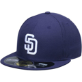Picture of San Diego Padres New Era AC On-Field 59FIFTY Home Performance Fitted Hat - Navy