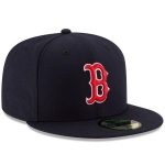 Picture of Boston Red Sox New Era Game Authentic Collection On-Field 59FIFTY Fitted Hat - Navy