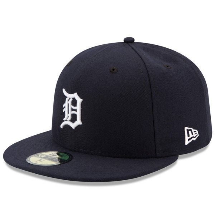 Detroit Tigers New Era Home Authentic Collection On-Field 59FIFTY Fitted Hat - Navy front view