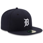 Picture of Detroit Tigers New Era Home Authentic Collection On-Field 59FIFTY Fitted Hat - Navy
