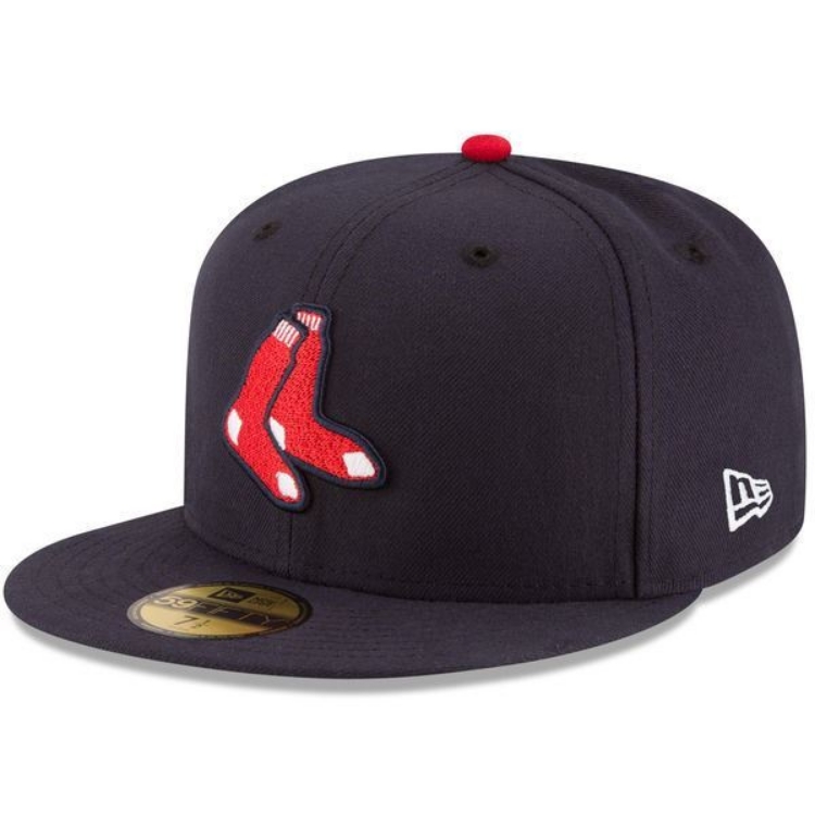 Boston Red Sox New Era Alternate Authentic Collection On-Field 59FIFTY Fitted Hat - Navy front view