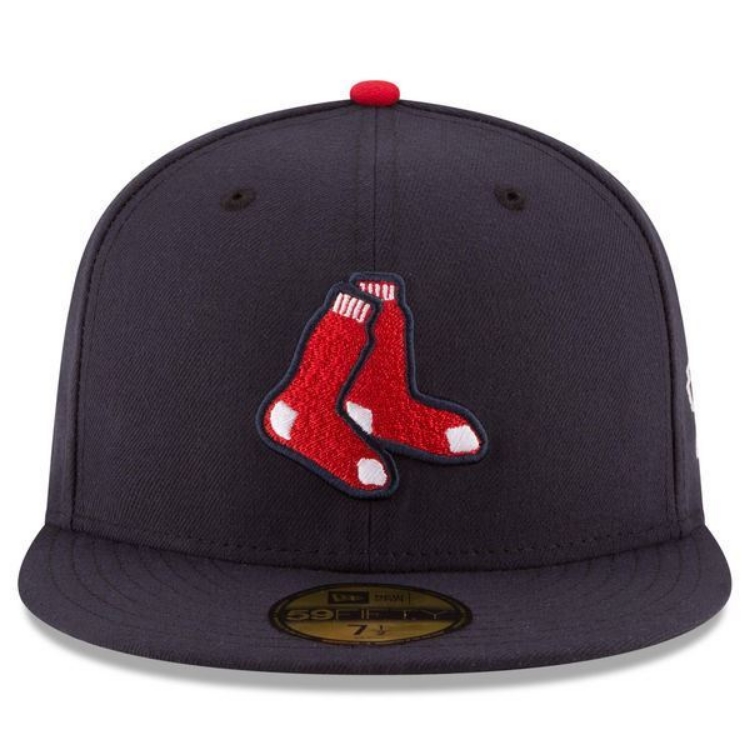 Boston Red Sox New Era Alternate Authentic Collection On-Field 59FIFTY Fitted Hat - Navy side view