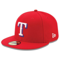 Picture of Texas Rangers New Era Alternate Authentic Collection On-Field 59FIFTY Fitted Hat - Red