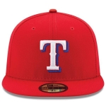 Picture of Texas Rangers New Era Alternate Authentic Collection On-Field 59FIFTY Fitted Hat - Red