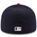 Picture of Minnesota Twins New Era Road Authentic Collection On-Field 59FIFTY Fitted Hat - Navy/Red