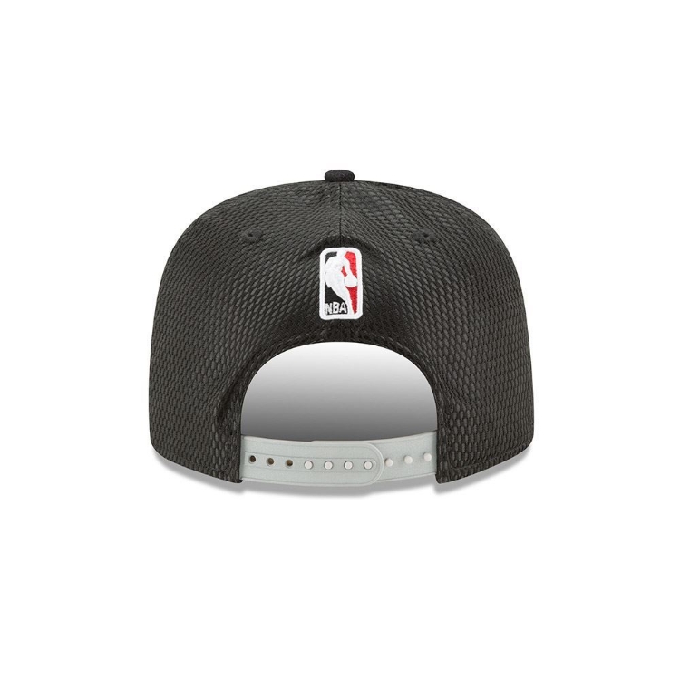 Picture of Men's Houston Rockets New Era On Court 2017 Black Original Fit 9FIFTY Adjustable Snapback Hat
