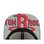 Picture of Men's Houston Rockets New Era On Court 2017 Black Original Fit 9FIFTY Adjustable Snapback Hat