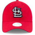 Picture of St. Louis Cardinals New Era Women's Team Glisten 9TWENTY Adjustable Hat - Red