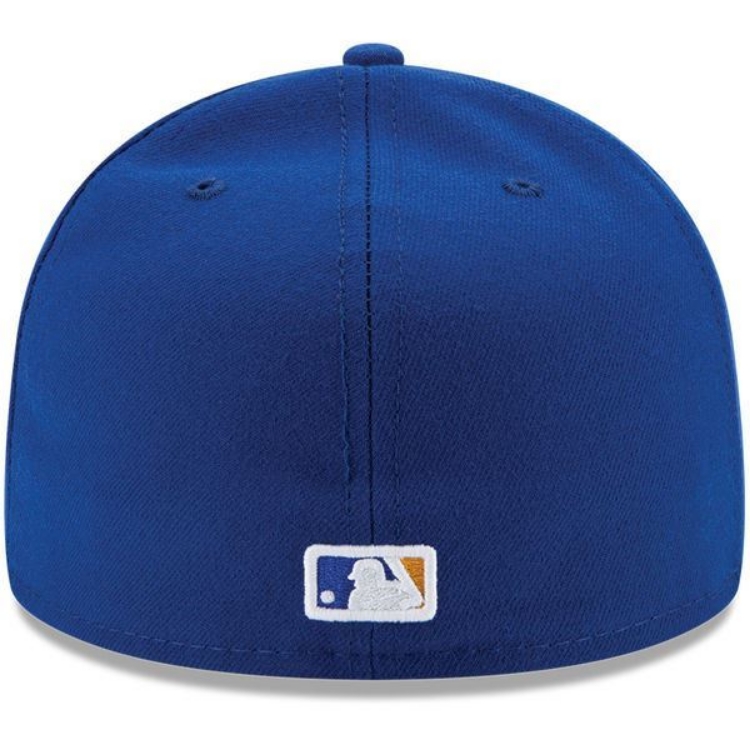 Milwaukee Brewers New Era Authentic Collection On-Field Alternate 59FIFTY Fitted Hat - Royal back view