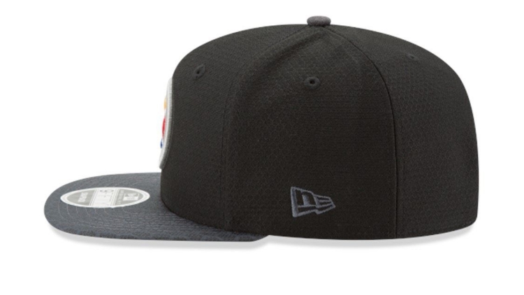 New Era Men's Pittsburgh Steelers Sideline 2017 On-Field 9Fifty Snapback Adjustable Hat back view