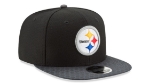 Picture of New Era Men's Pittsburgh Steelers Sideline 2017 On-Field 9Fifty Snapback Adjustable Hat