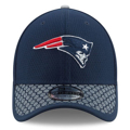Picture of New England Patriots New Era 2017 Sideline Official 39THIRTY Flex Hat - Navy