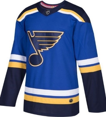 St. Louis Blues Adidas Authentic Home NHL Hockey Jersey front view