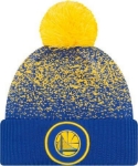 Picture of Golden State Warriors New Era 2017 Official On Court Collection Pom Knit - Royal/Gold