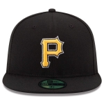 Picture of Pittsburgh Pirates New Era Alternate Authentic Collection On-Field 59FIFTY Fitted Hat - Black